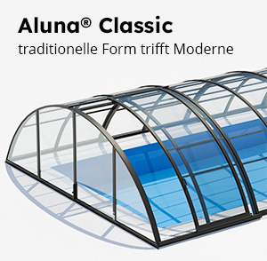 Schwimmbadüberdachung Aluna® Classic