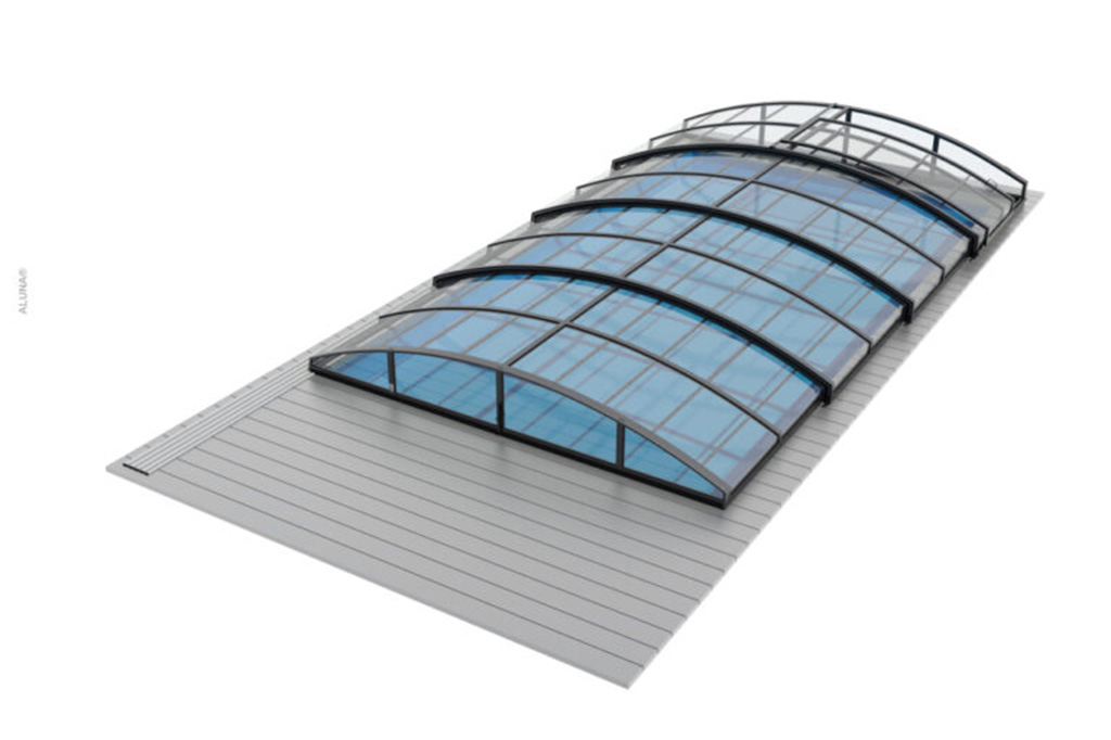 Poolüberdachung Aluna® Variant Light R1