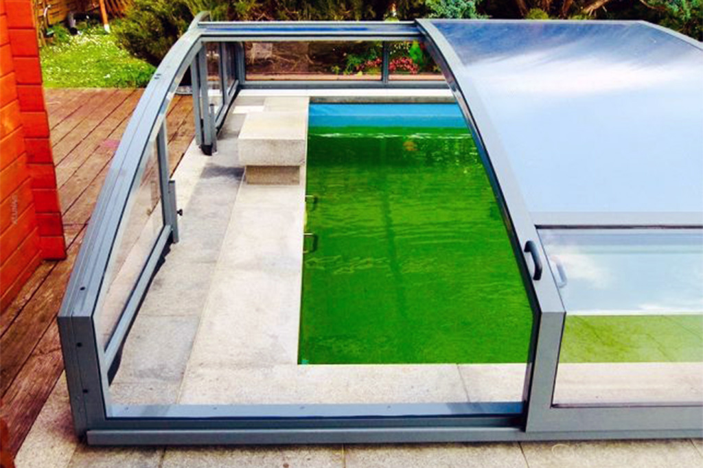 Poolüberdachung Aluna® Variant Light R1