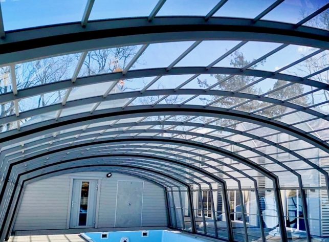 Schwimmbadüberdachung Aluna® Admiral