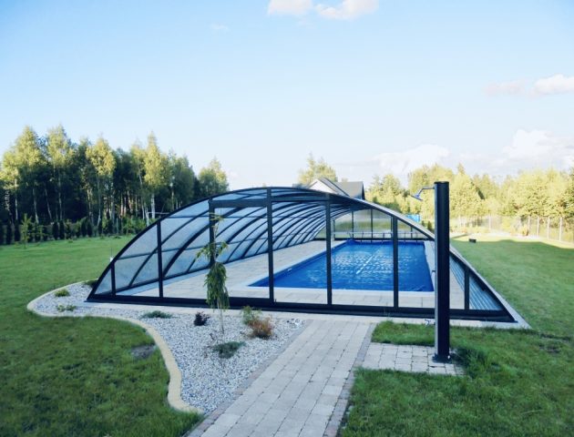 Schwimmbadüberdachung Aluna® Classic