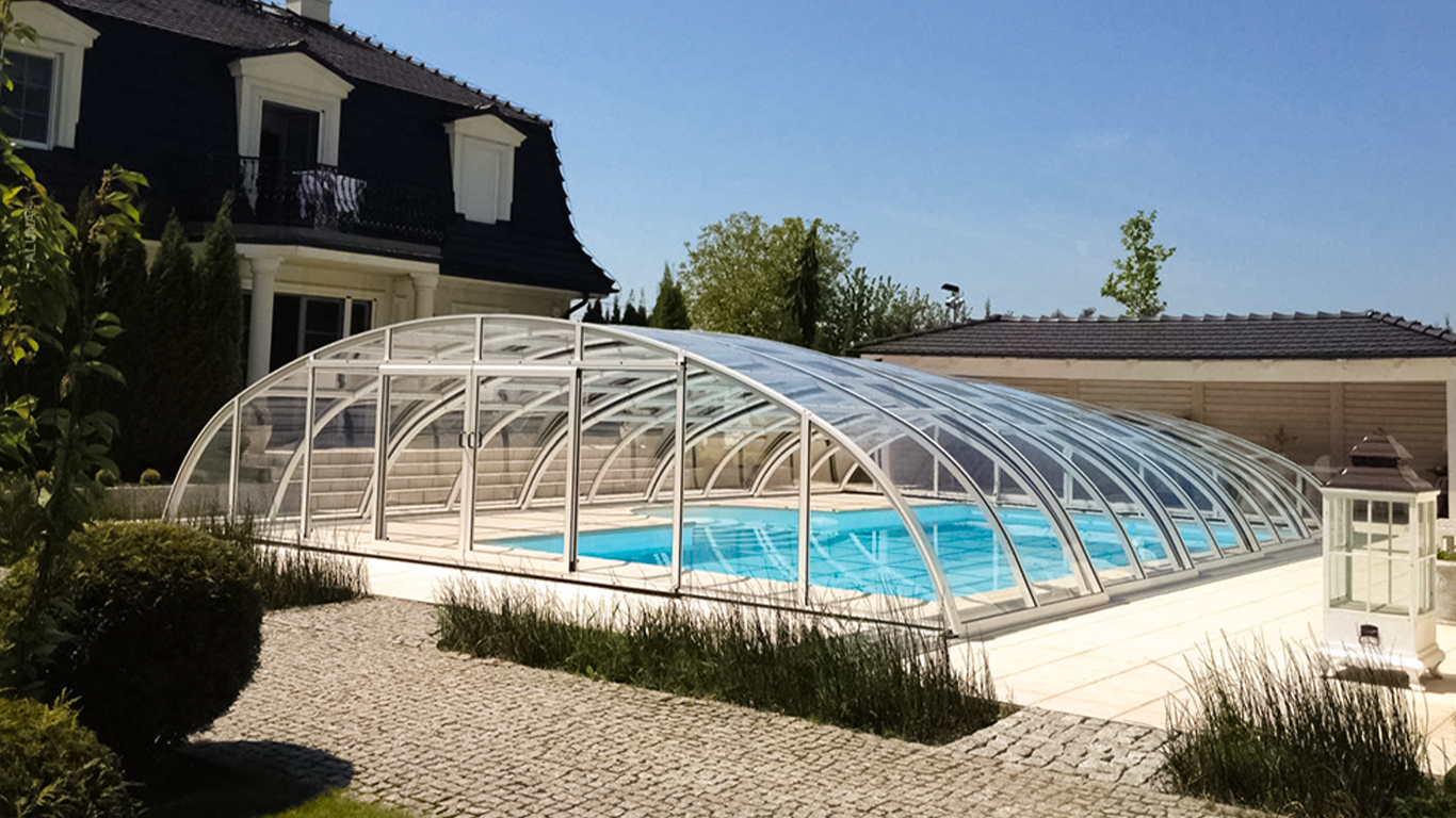 Schwimmbadüberdachung Aluna® Classic